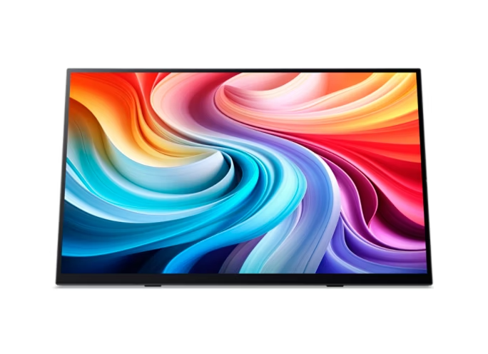 Front. Acer - Acer UT2 UT272U 27In WQHD IPS Touchscreen Display with HDMI - Black.