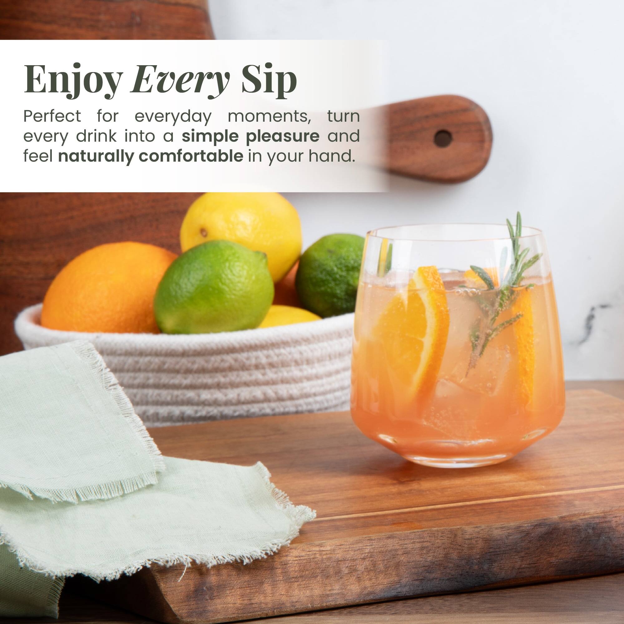 Enjoy Every Sip

Perfect for everyday moments, turn every drink into a simple pleasure and feel naturally comfortable in your hand.