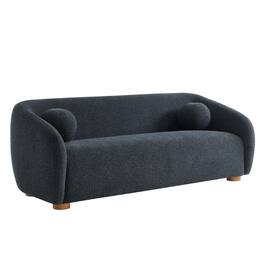 Holland 85" Chenille Fabric Sofa by Modway - Blue