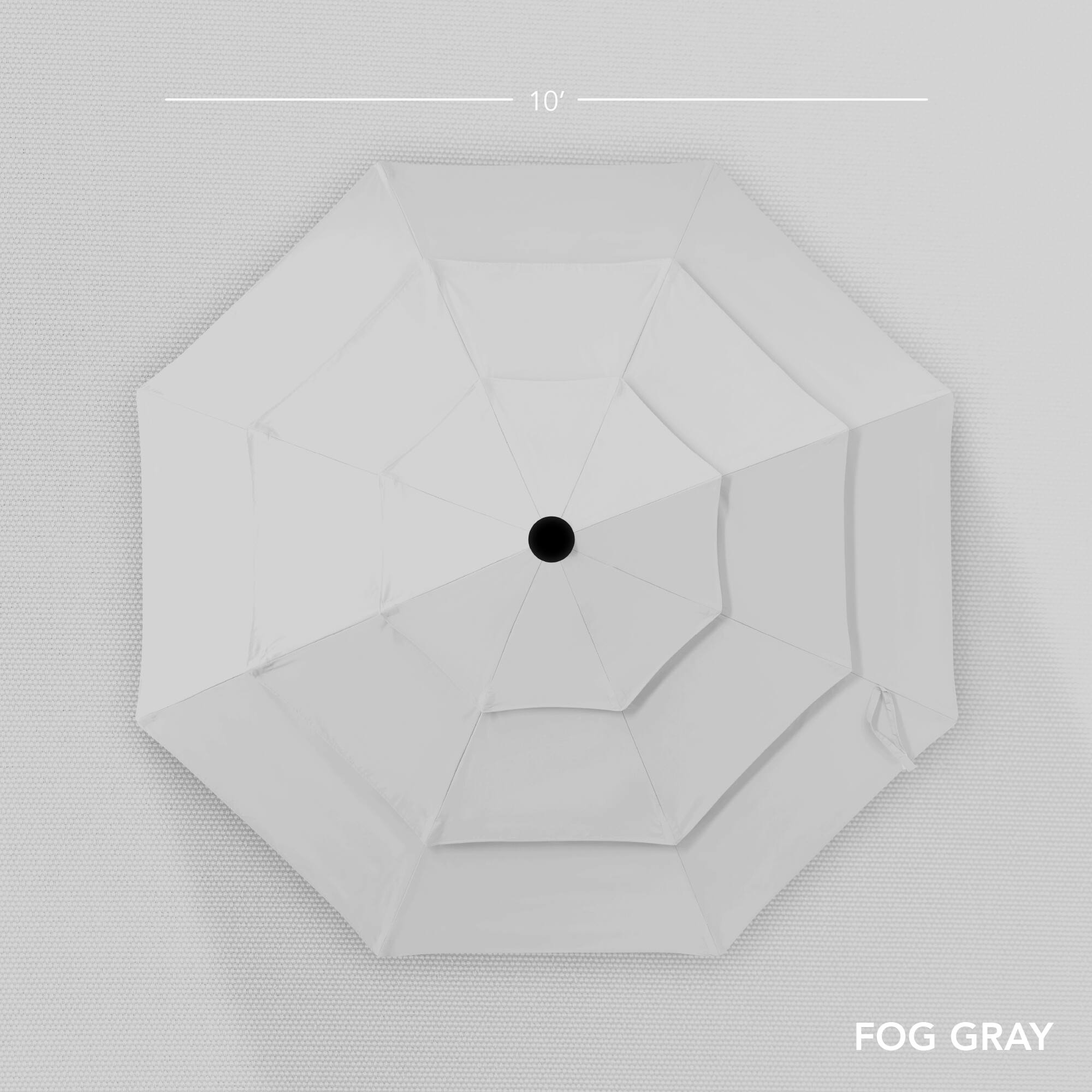 The text on the image is "10' FOG GRAY."