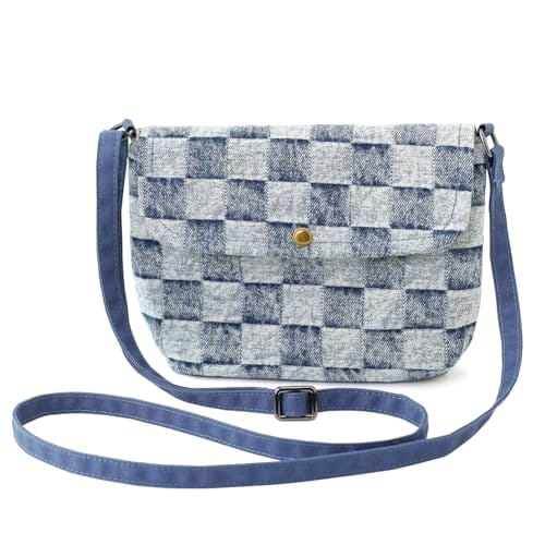 DORLUKFU - Crossbody Purse with Adjustable Strap - Blue