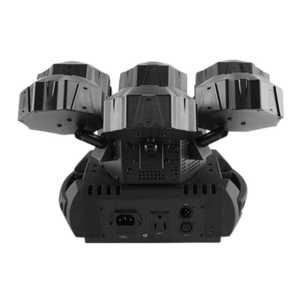 Back. CHAUVET DJ - Chauvet DJ Helicopter Q6 Multi Effect Light with Adjustable RGBW Beams.