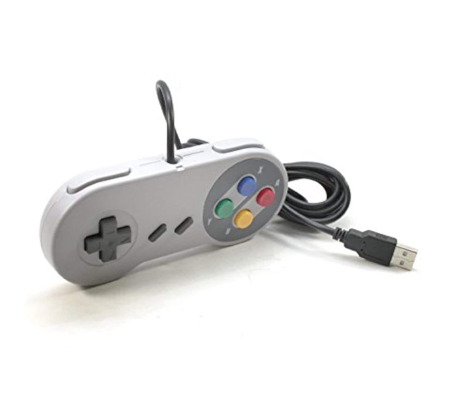 Mars Devices SNES Super Nintendo Style USB Controller Gray - Best Buy