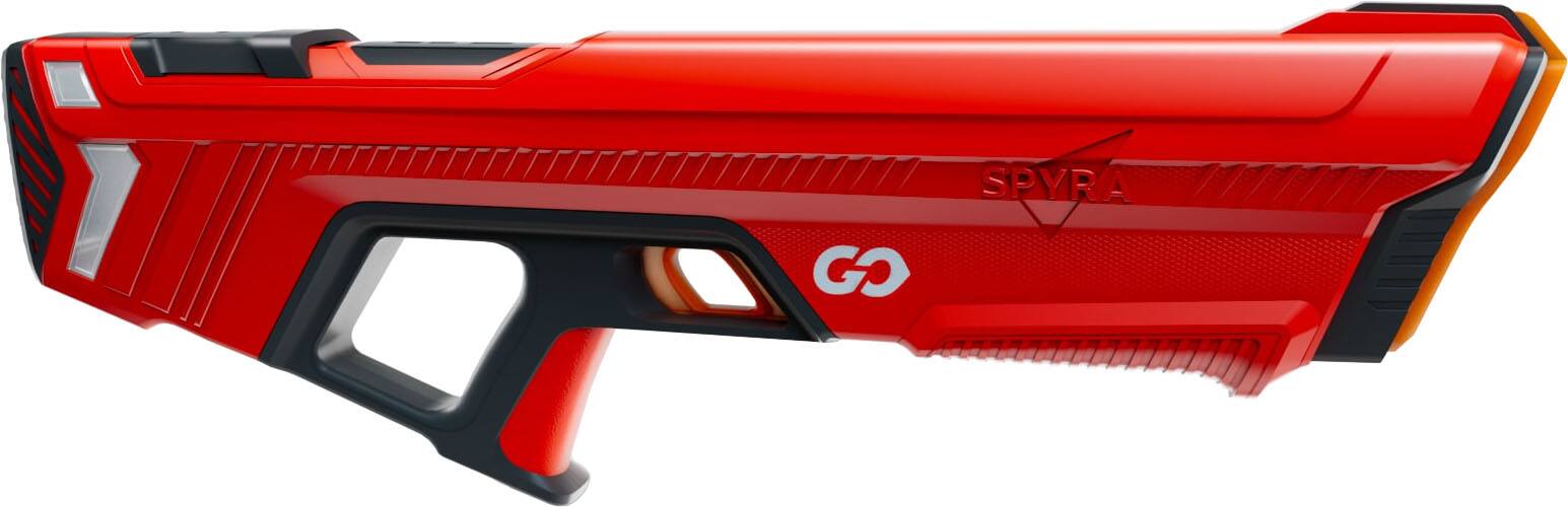 Left. SPYRA - SPYRA Electric Water Blaster, Lightweight Outdoor Squirt Toy Game, SpyraGo , Red - Red.