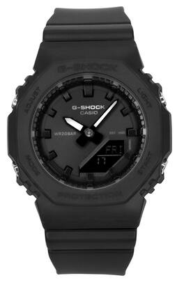 Casio - G-Shock Analog Digital Bio-Based Resin Dial Quartz GMA-P2100BB-1A 200M Women's Watch - Black