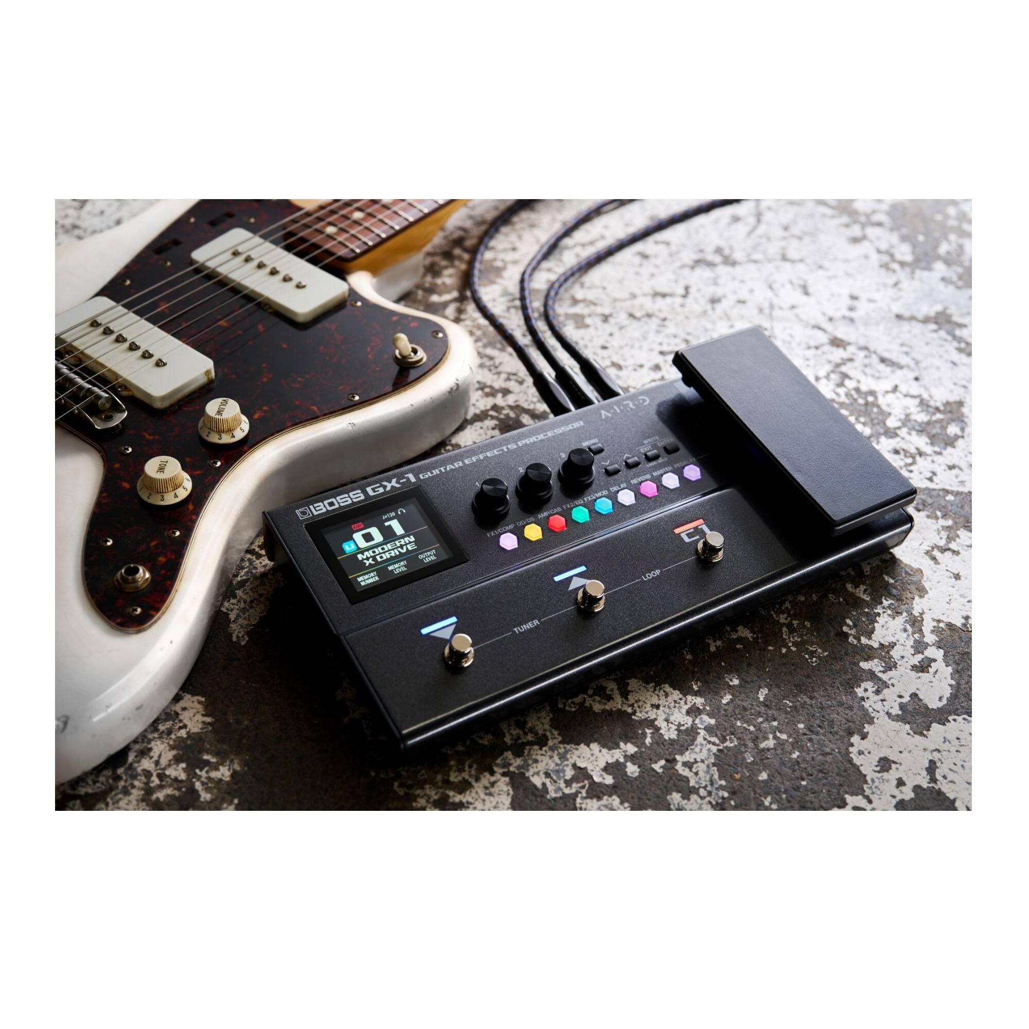 i - KCFI-A - PES BUES EFFECTS 0 SULEET GX-1 GUITAR EFFECTS - 2 - 01 TAUSO MODERN E is LUBV I ! LVe TUNER