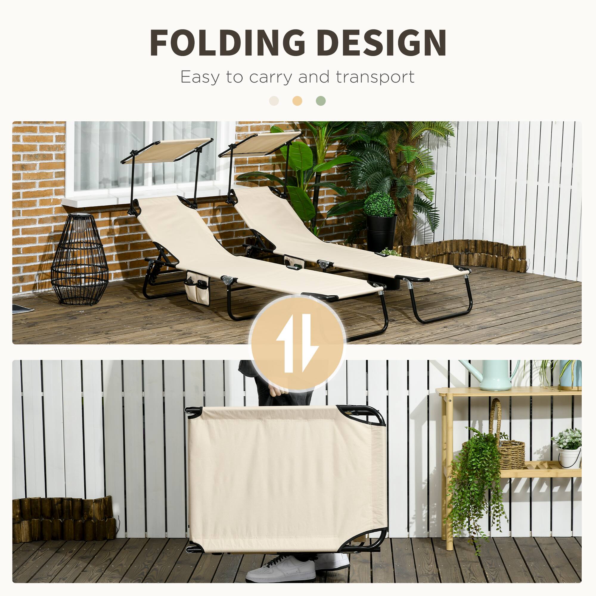 FOLDING DESIGN  
Easy to carry and transport