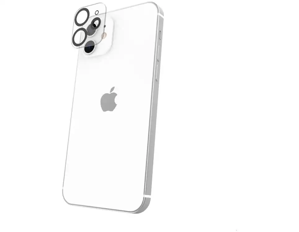 Front. DuraGlass - DuraGlass Glass Camera Screen Protector - iPhone 12 - Clear.