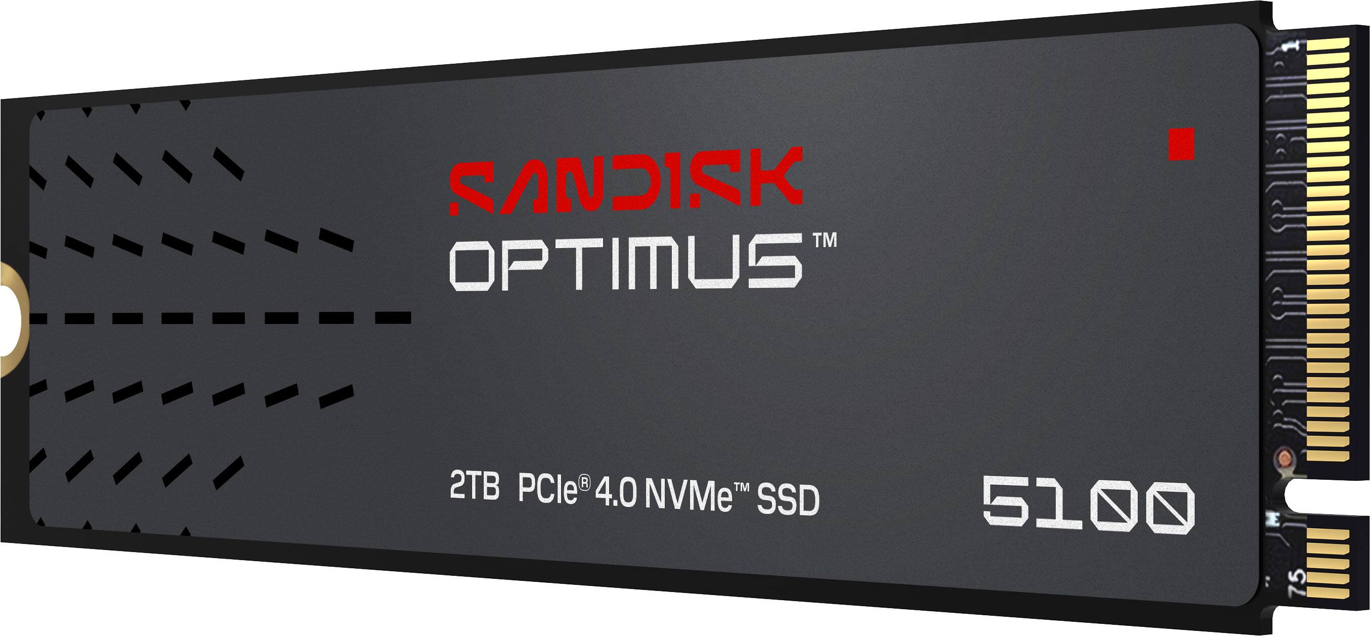 SANDISK™ OPTIMUS™  
2TB PCIe® 4.0 NVMe™ SSD  
5100