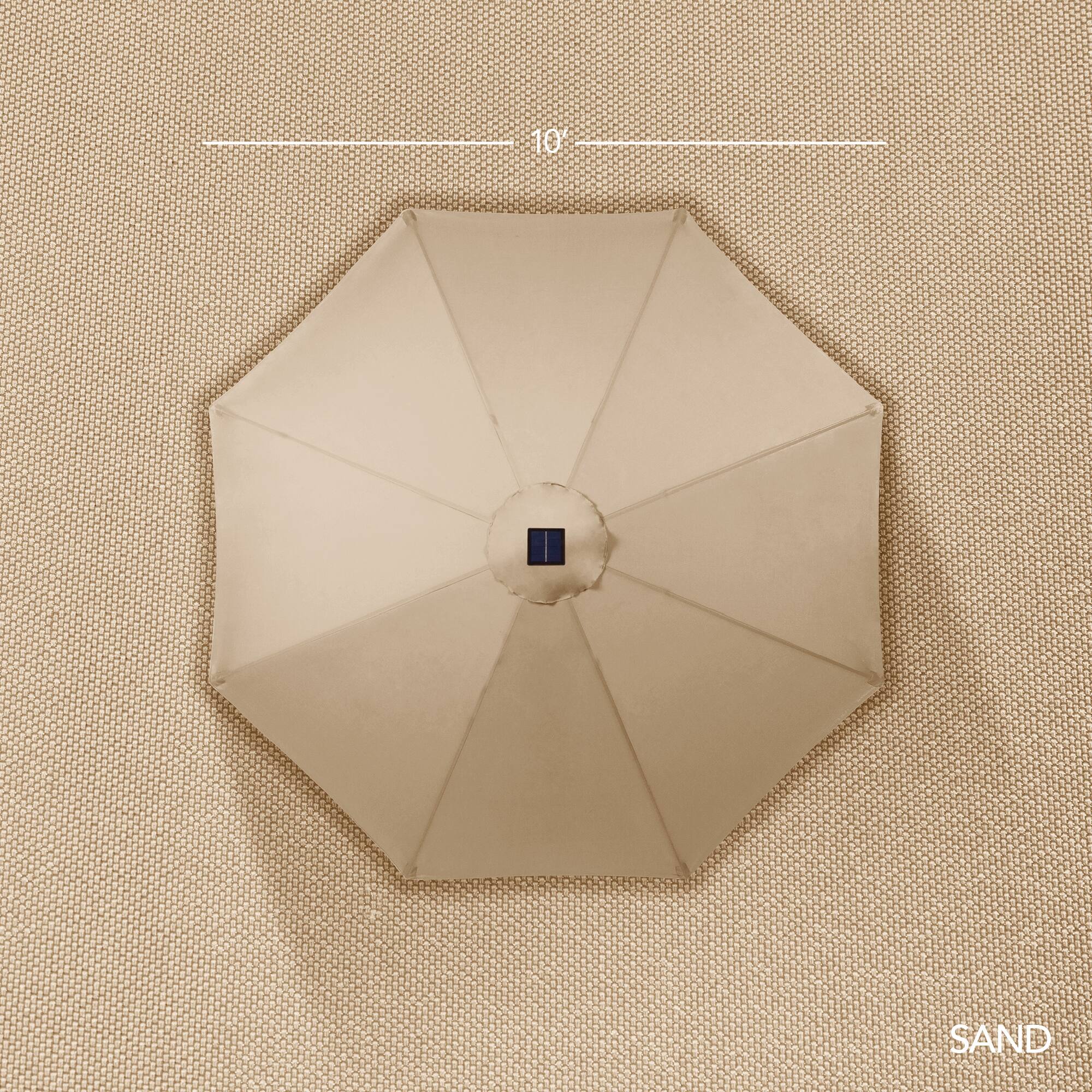 Alt View 7. Best Choice Products - Best Choice Products 10ft 360 Rotating Cantilever Offset Hanging Patio Umbrella - Sand - Sand.