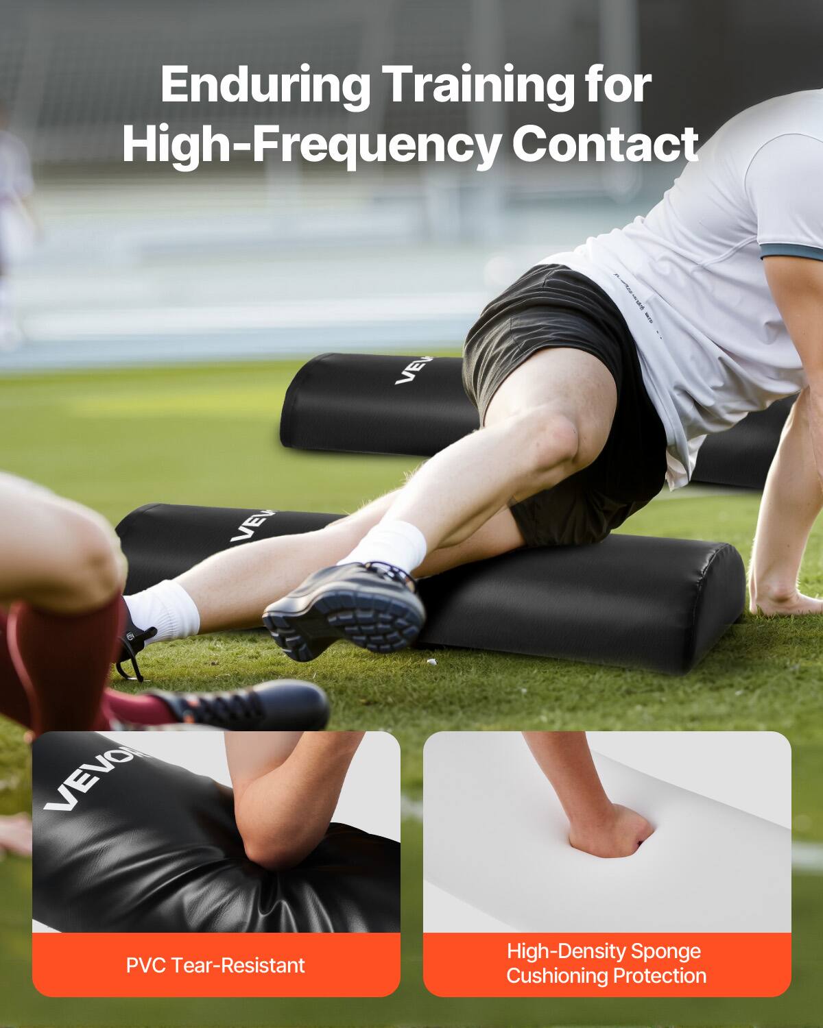 Enduring Training for High-Frequency Contact

PVC Tear-Resistant

High-Density Sponge Cushioning Protection