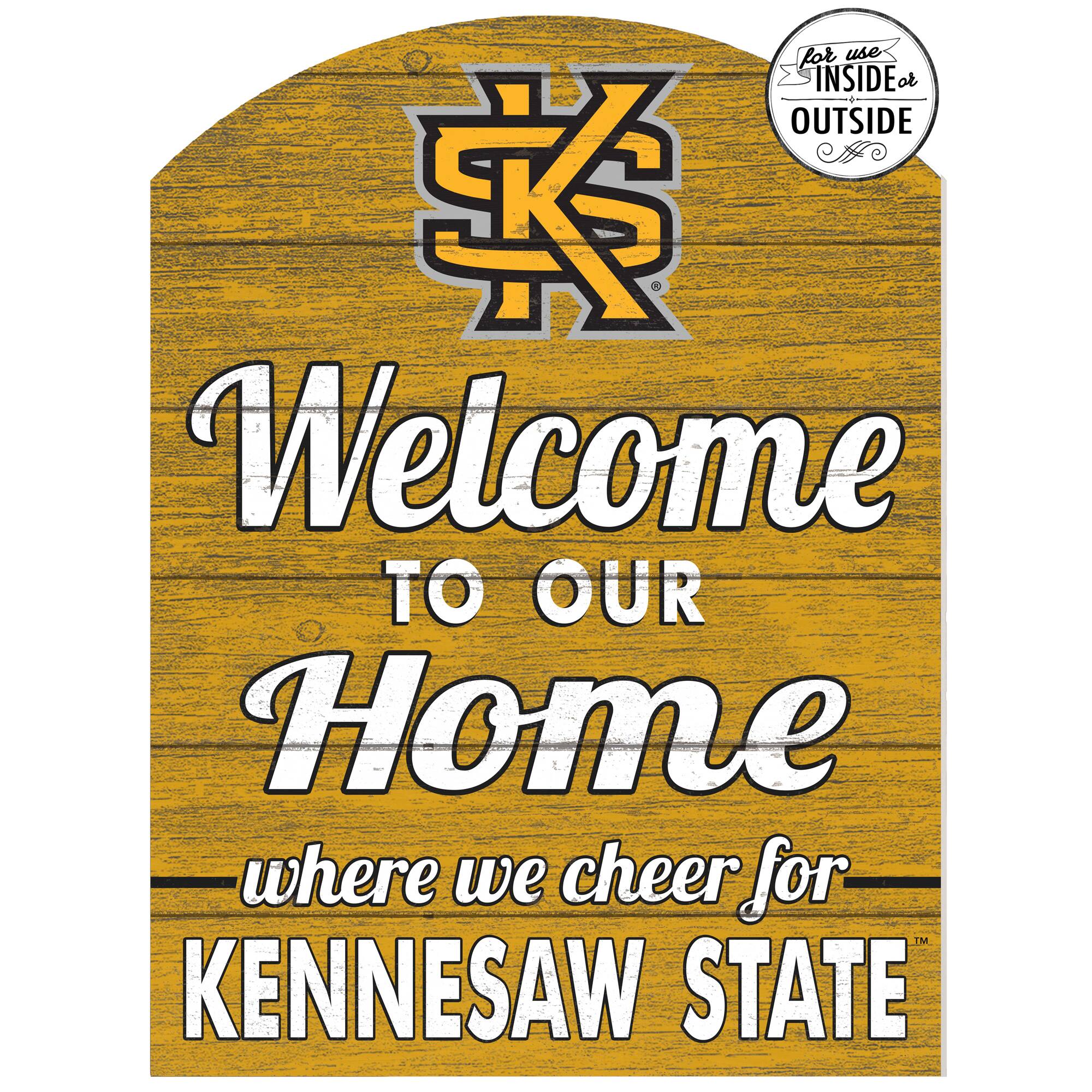 Kennesaw State Owls 16'' x 22'' Indoor/Outdoor Marquee Sign