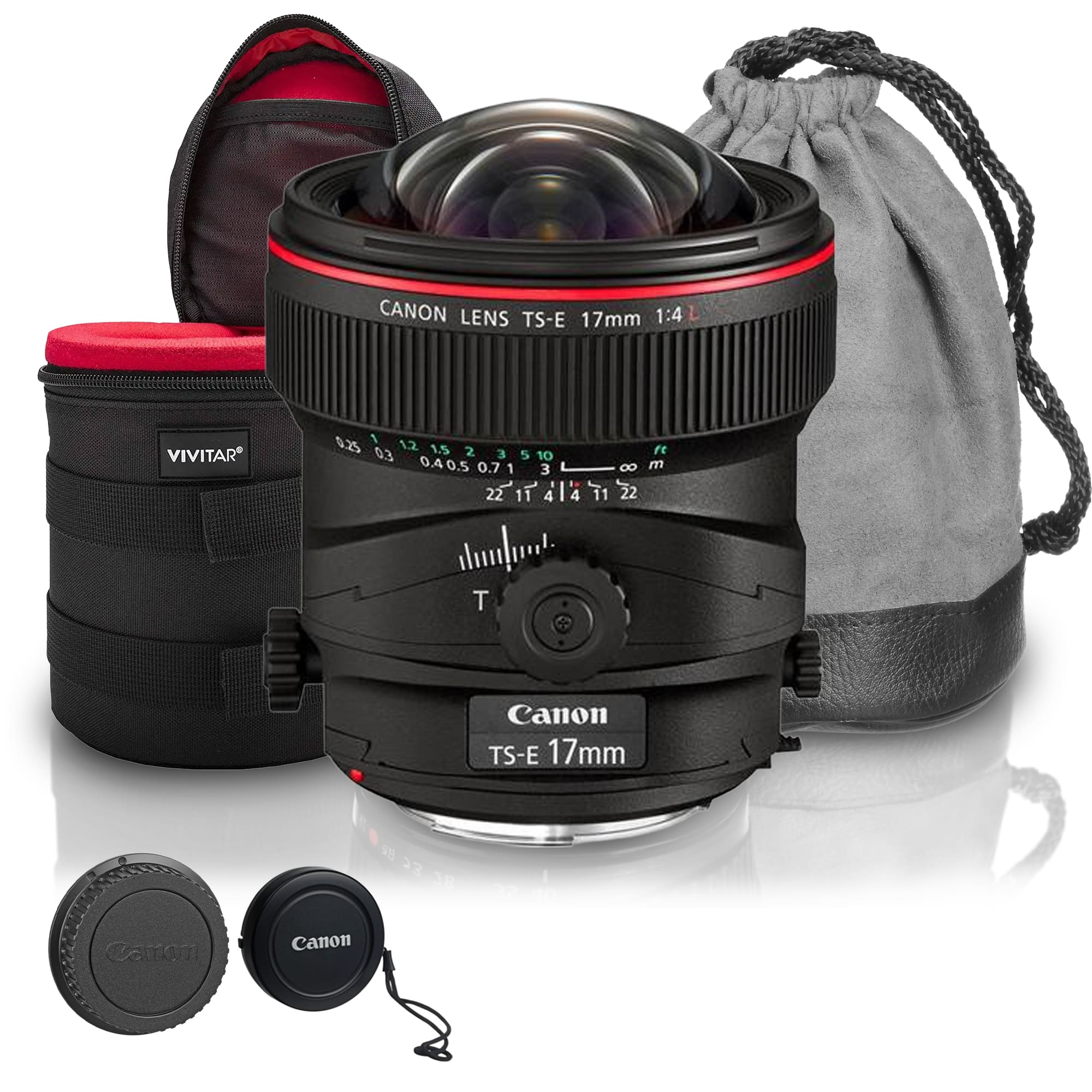 Canon - TS-E 17mm f/4L Tilt Shift Lens (3553B002) Lens Case Architecture Bundle - Black price history on PriceWatchPro