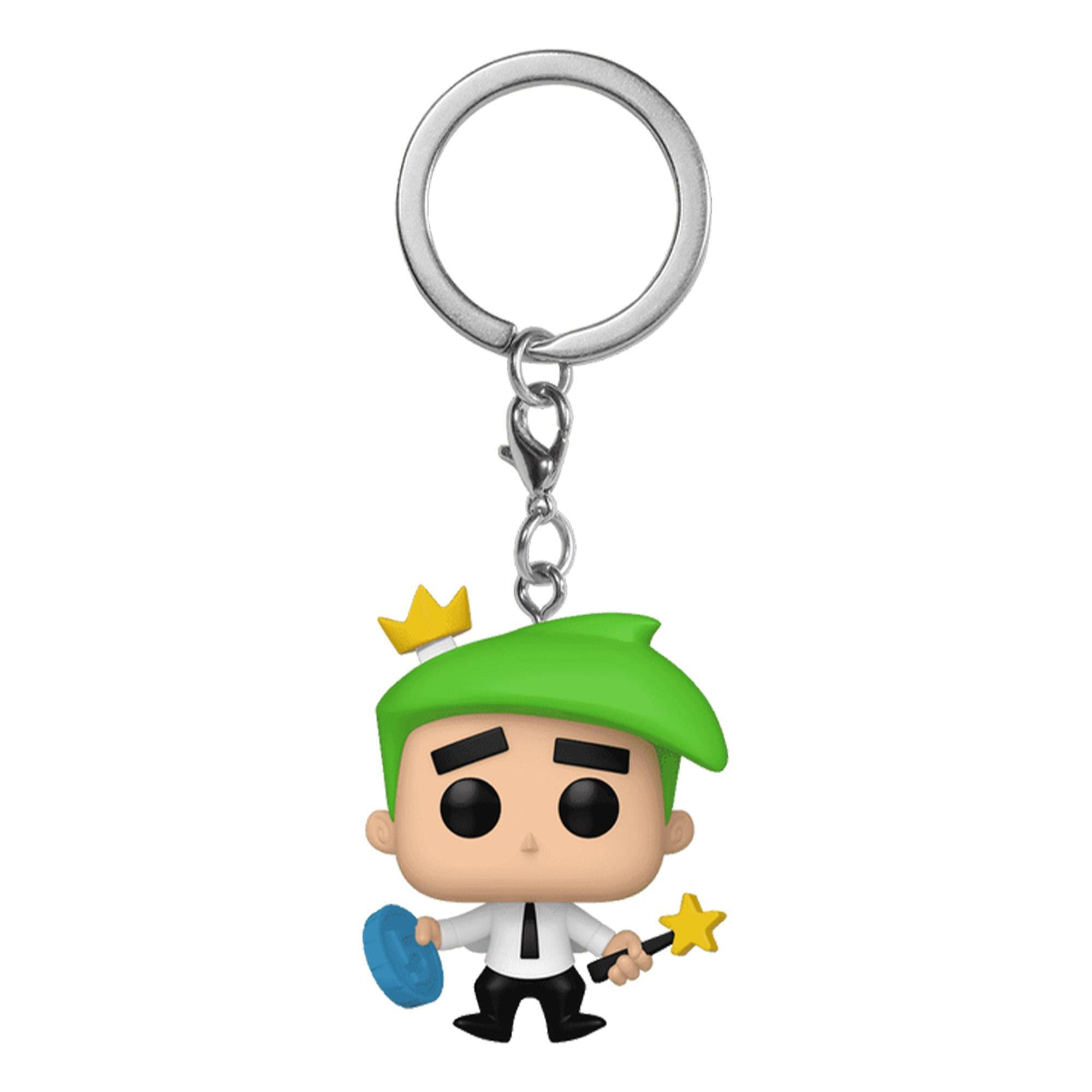 Front. Funko - Fairly Odd Parents Funko POP Keychain | Cosmo - Multi-Colored.