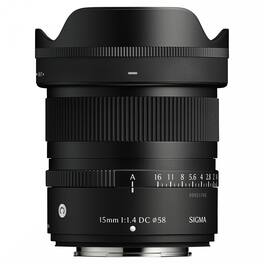Sigma - 15mm f/1.4 DC Contemporary Lens for Fujifilm X - Black