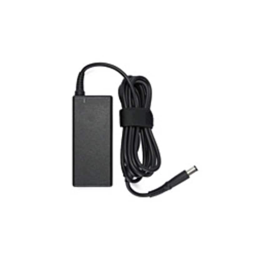 Dell - 65-Watt 3-Prong AC Adapter with 3.3 ft Power Cord - 1 Pack - 65 W - 120 V AC, 230 V AC Input - 19.5 V DC/3.34 A Output - Possibly Black