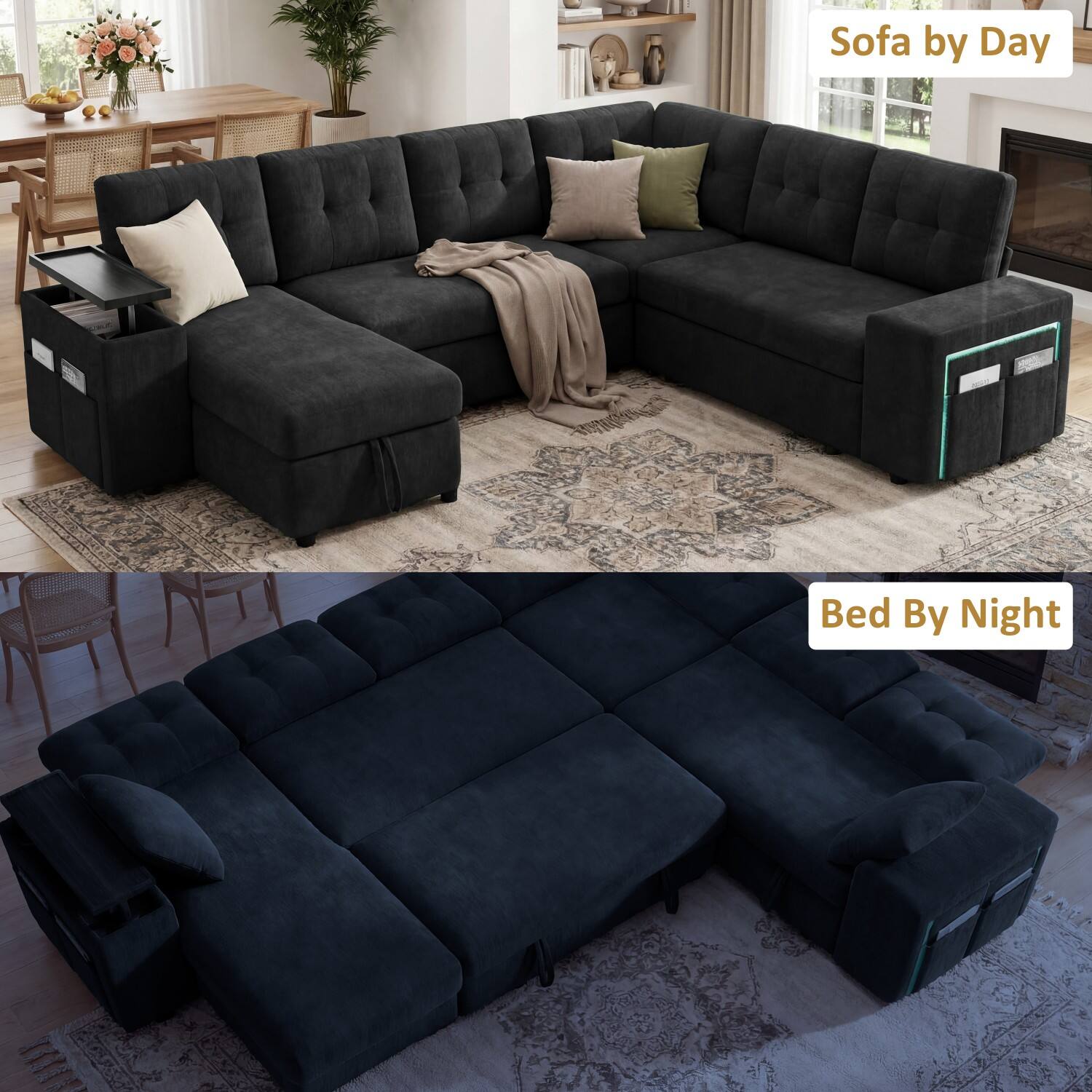 Sofa by Day  
Bed By Night