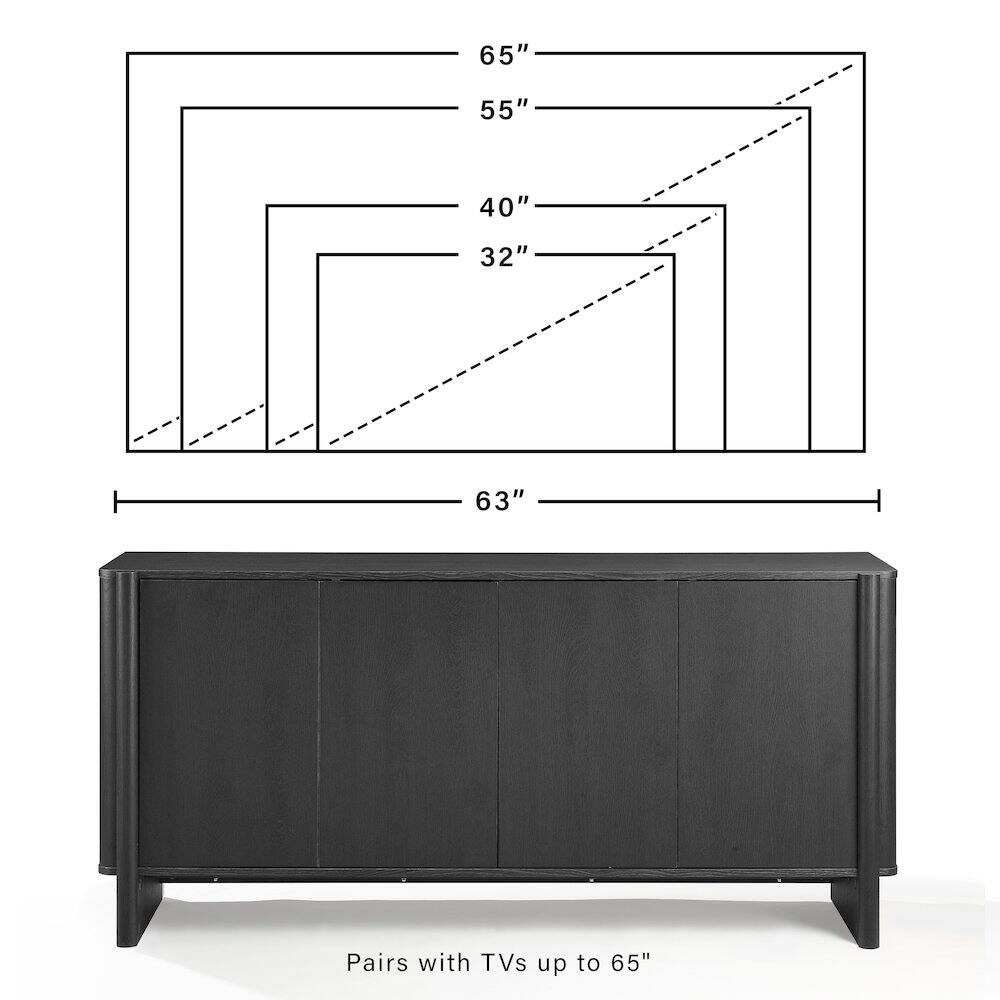 65" 55" 40" 32" 63" Pairs with TVs up to 65"
