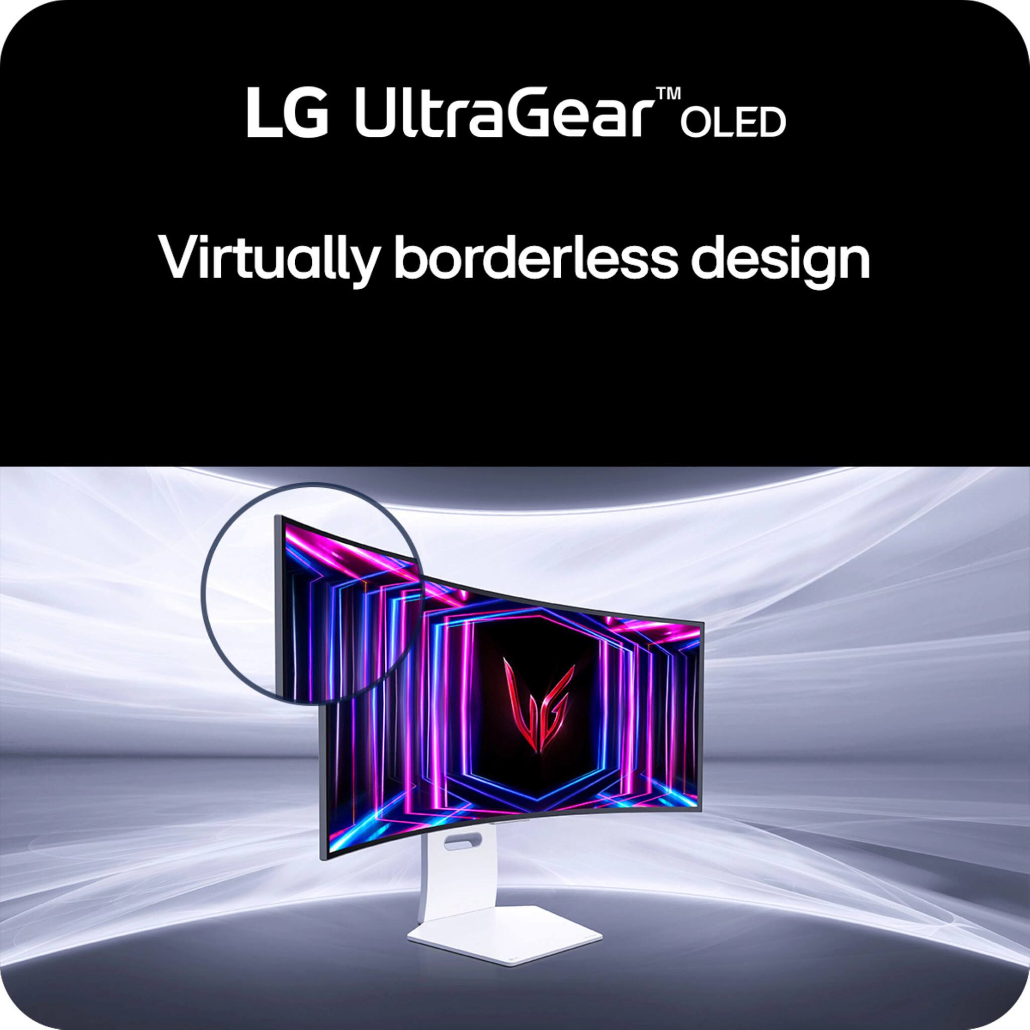 LG UltraGear OLED Virtually borderless design