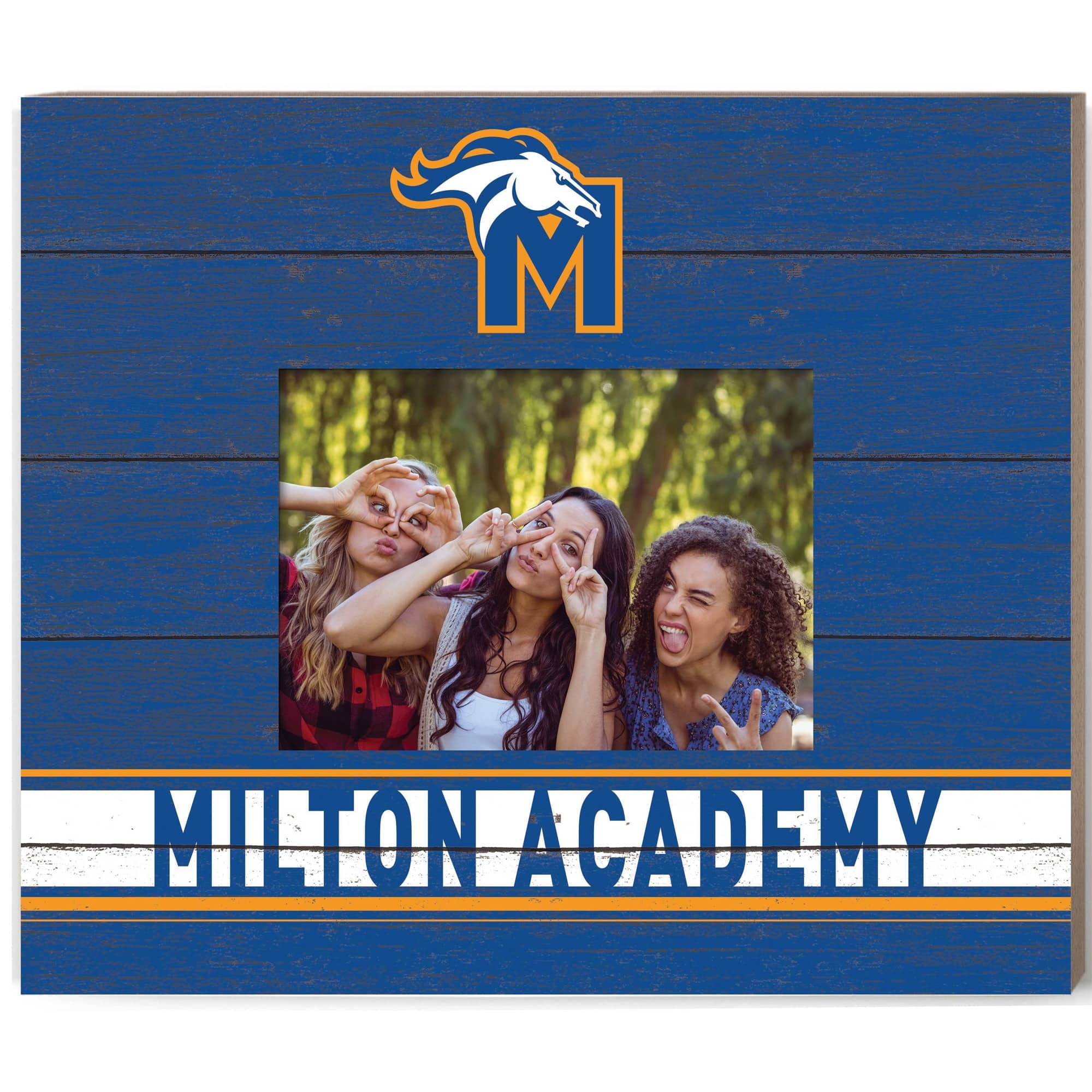 "Jardine - Milton Academy Mustangs 11"" x 13"" Team Spirit Scholastic Picture Frame - Blue" price history on PriceWatchPro