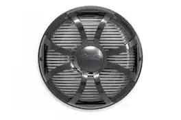 Wet Sounds - REVO8SW-BGRILL Black SW Closed Style Grill for the REVO 8" Subwoofer - Black/Gray