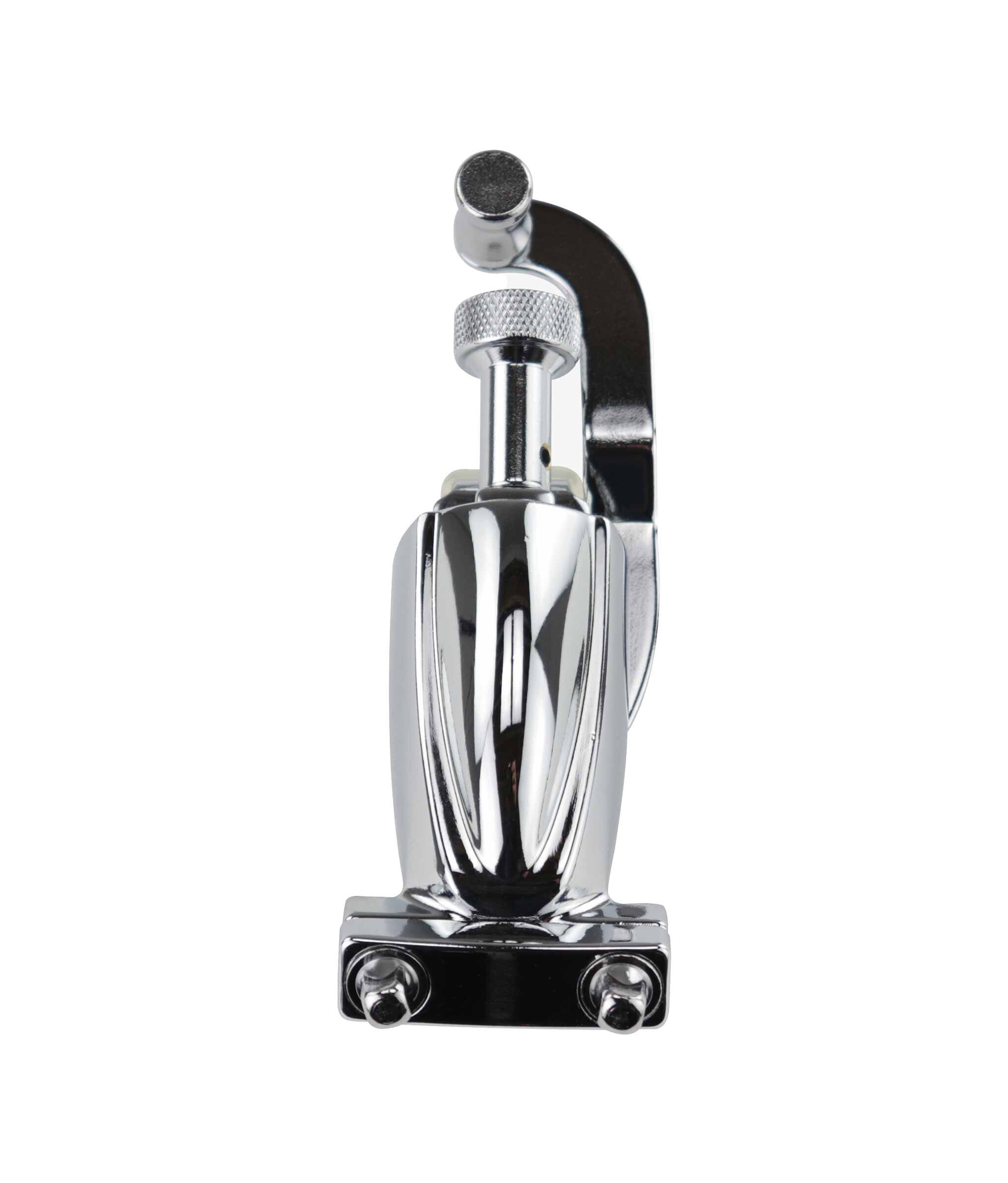 Left. Gibraltar Hardware - Deluxe Classic Snare Drum Throw Off, Cast Metal Design with Mounting Hardware, 38mm Mounting Screw Distance.