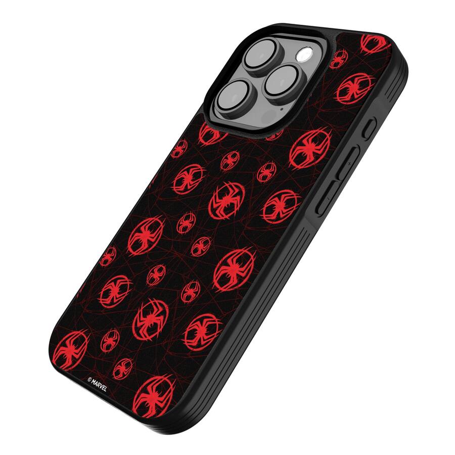 Keyscaper Marvel Pattern Bump Phone Case Apple iPhone 16 Pro Max Miles ...