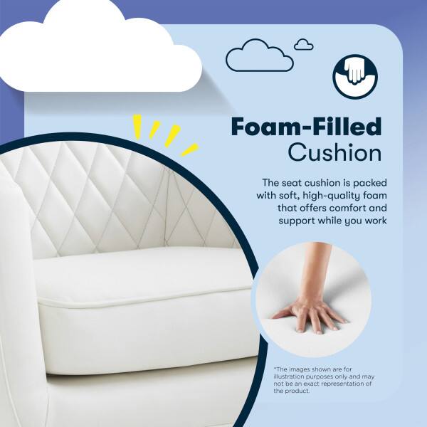 Foam-Filled Cushion

The seat cushion is packed with soft, high-quality foam that offers comfort and support while you work.

*The images shown are for illustration purposes only and may not be an exact representation of the product.