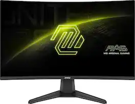 MSI - MAG 276CF E20 27" LCD FHD 200Hz 0.5ms Adaptive Sync Gaming Monitor with HDR ready (DisplayPort, HDMI) - Metallic Black