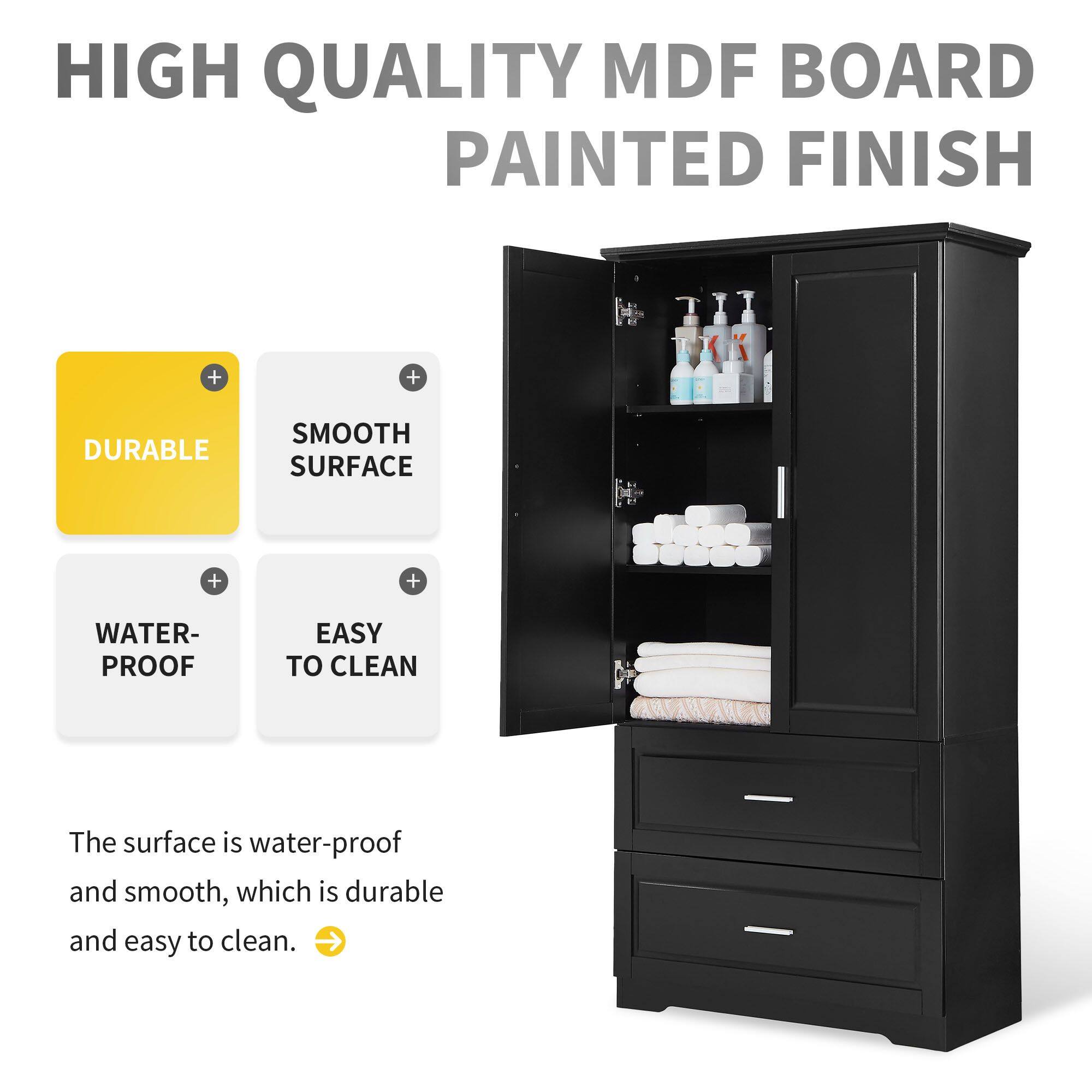 HIGH QUALITY MDF BOARD PAINTED FINISH

- DURABLE
- SMOOTH SURFACE
- WATER-PROOF
- EASY TO CLEAN

The surface is water-proof and smooth, which is durable and easy to clean.