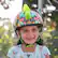 Alt View 11. Raskullz - FOSSILHAWK TODDLER LED HELMET for Bike and Scooter - Green and Orange.
