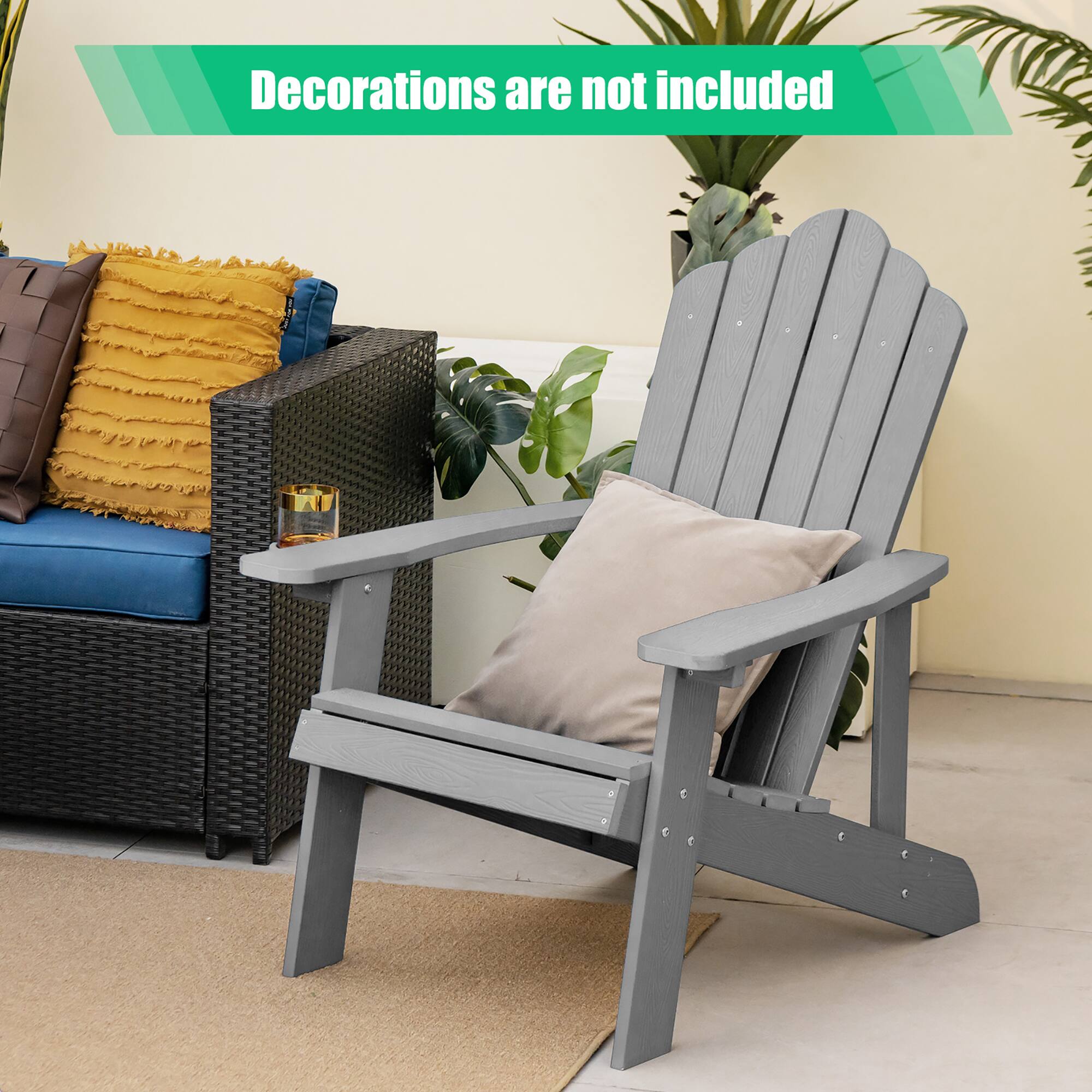 Decorations are not included