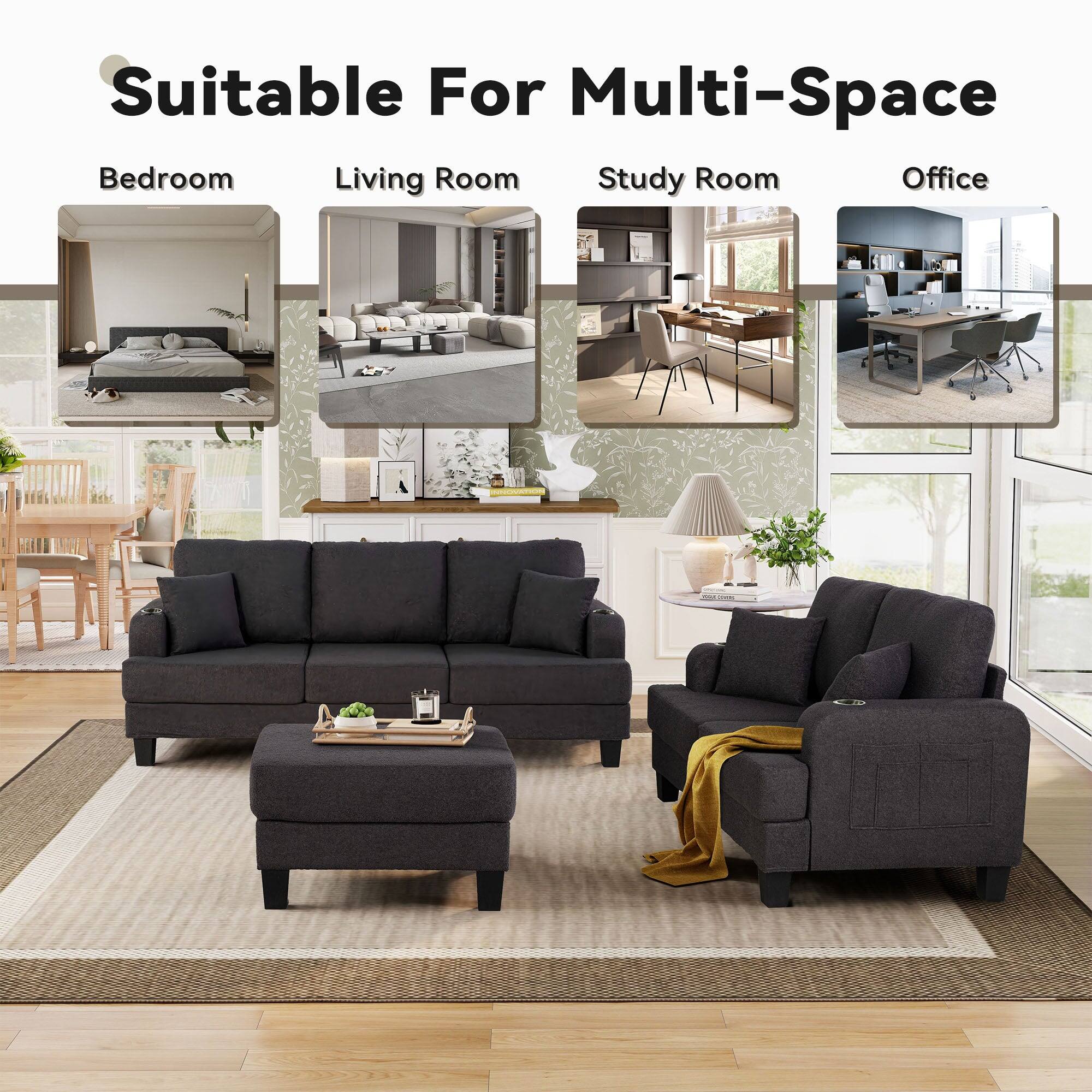 Suitable For Multi-Space

Bedroom  
Living Room  
Study Room  
Office