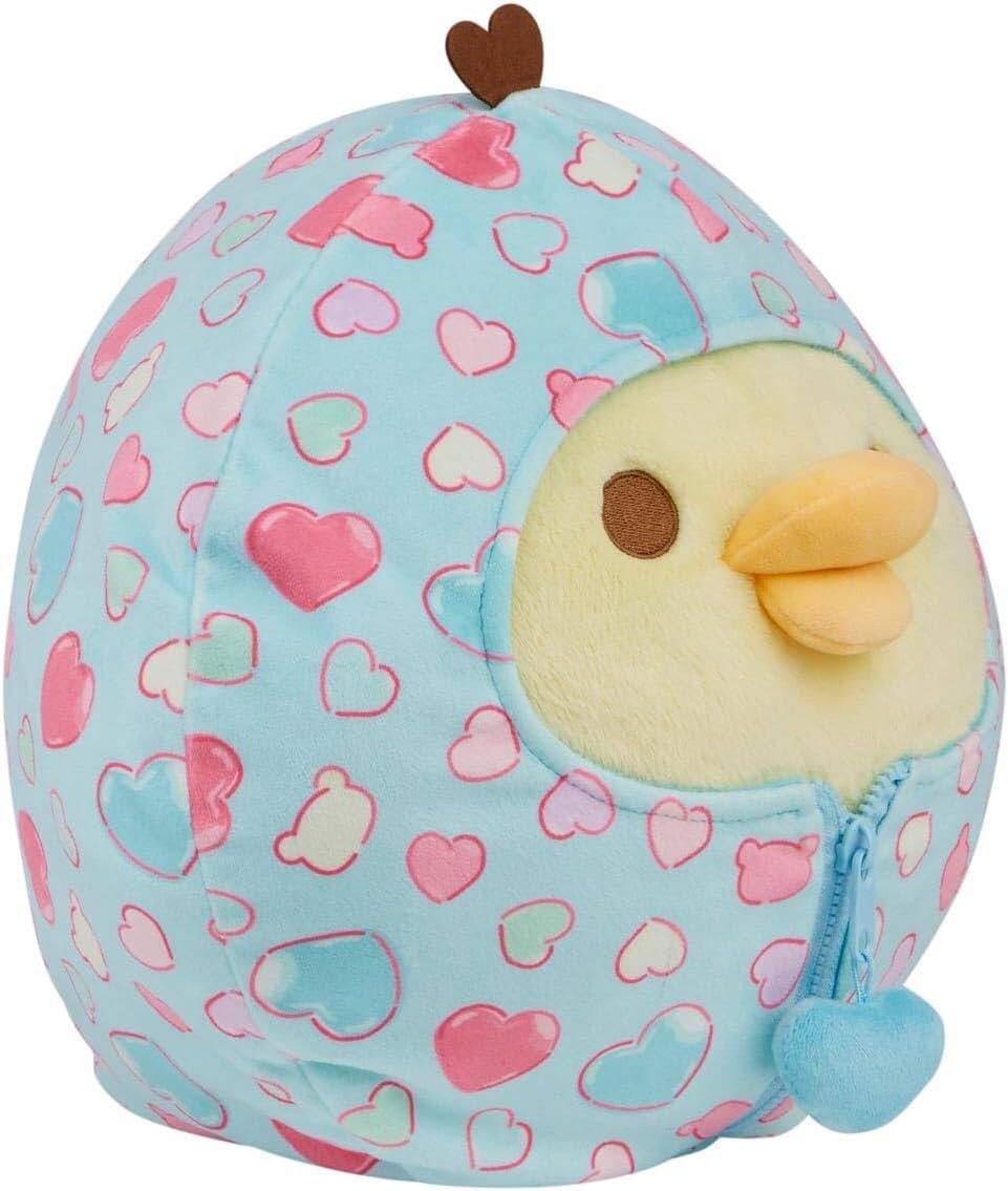 Alt View 3. Rilakkuma - Kiiroitori San-X Original Hearts: Sleeping Bag Plush.