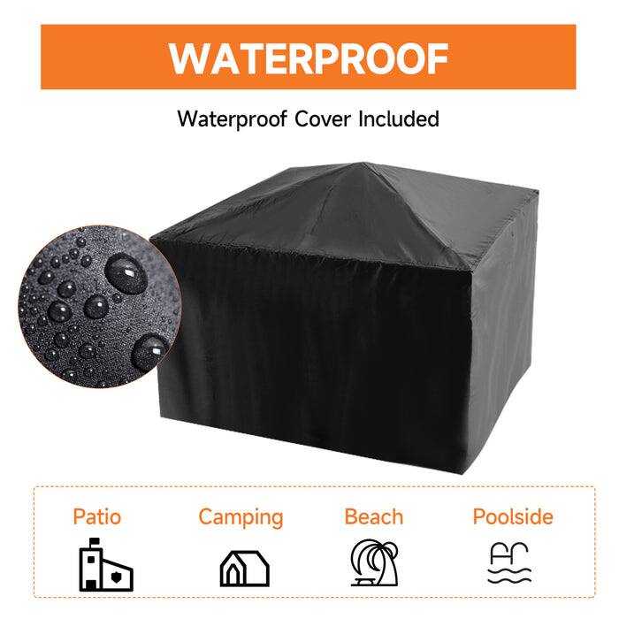 WATERPROOF, Waterproof Cover Included, Patio, Camping, Beach, Poolside