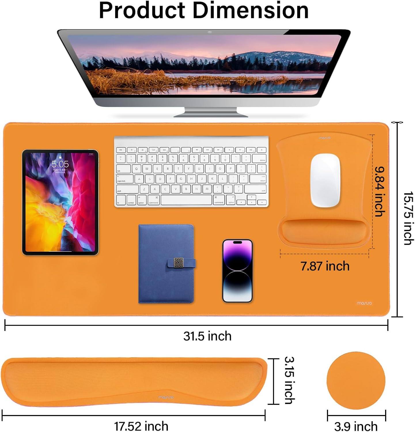 Product Dimension

- 7.87 inch
- 9.84 inch
- 15.75 inch
- 31.5 inch
- 17.52 inch
- 3.15 inch
- 3.9 inch