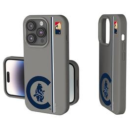 Keyscaper - MLB - Chicago Cubs 1911 Logo iPhone Soft Touch Case - 14 Plus - Gray