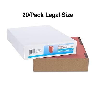 20/Pack Legal Size Staples