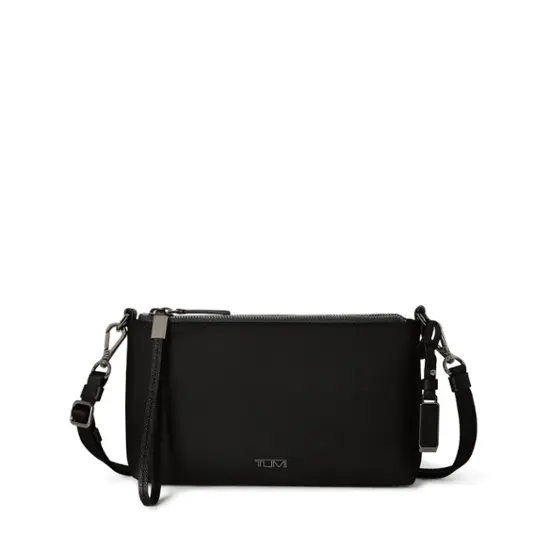 TUMI Voyageur Adela Crossbody Black/Gun Metal 152462-T522 - Best Buy