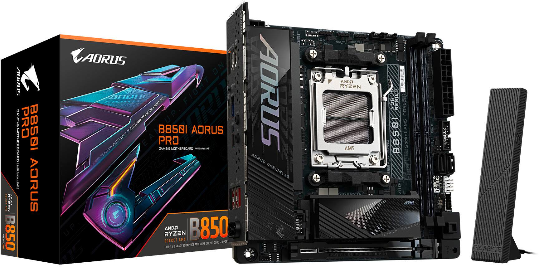 AORUS GAMING PRO MOTHERBOARD B850I - AMD RYZEN 2 AM5 B850I AORUS ON FIGHT TEAM B850I AORUS PRO GAMING MOTHERBOARD - AMD RYZEN SOCKET AM5 B850I ONLY) DUAL DDR4 MEMORY CHANNELS 2 (UP TO 128GB) 5.0 Gb/s READY - AORUS AMD RYZEN SERIES 2083_8 DDR4 AM5 B850I Socket B850I ON FIGHT TEAM AORUS PRO B850I AORUS PRO GAMING MOTHERBOARD - AMD RYZEN SOCKET AM5 B850I ONLY) DUAL DDR4 MEMORY CHANNELS 2 (UP TO 128GB) 5.0 Gb/s READY - AORUS AMD RYZEN SERIES 2083_8 DDR4 AM5 B850I Socket B850I ON FIGHT TEAM AORUS PRO B850I AORUS PRO GAMING MOTHERBOARD - AMD RYZEN SOCKET AM5 B850I ONLY) DUAL DDR4 MEMORY CHANNELS 2 (UP TO 128GB) 5.0 Gb/s READY - AORUS AMD RYZEN SERIES 2083_8 DDR4 AM5 B850I Socket B850I ON FIGHT TEAM AORUS PRO B850I AORUS PRO GAMING MOTHERBOARD - AMD RYZEN SOCKET AM5 B850I ONLY) DUAL DDR4 MEMORY CHANNELS 2 (UP TO 128GB) 5.0 Gb/s READY - AORUS AMD RYZEN SERIES 2083_8 DDR4 AM5 B850I Socket B850I ON FIGHT TEAM AORUS PRO B850I AORUS PRO GAM