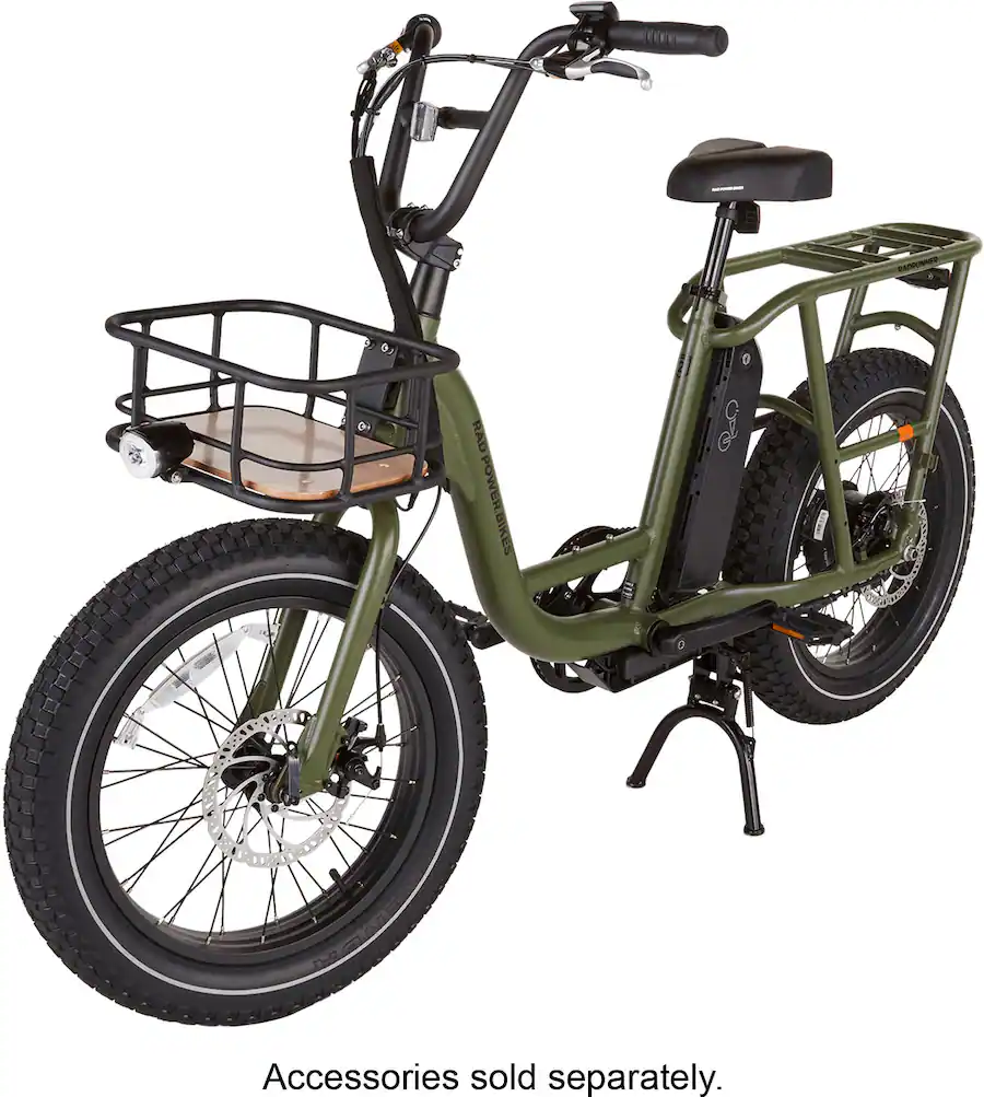 HOT Cargo Bike Rad Power Bikes Front Rack Rad Power Bikes