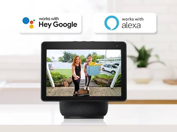 works with Hey Google  
works with Alexa