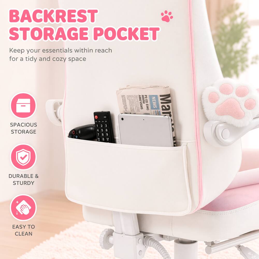 BACKREST STORAGE POCKET  
Keep your essentials within reach for a tidy and cozy space

SPACIOUS STORAGE

DURABLE & STURDY

EASY TO CLEAN