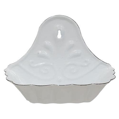 BreeBe - Enamel Soap Dish - White