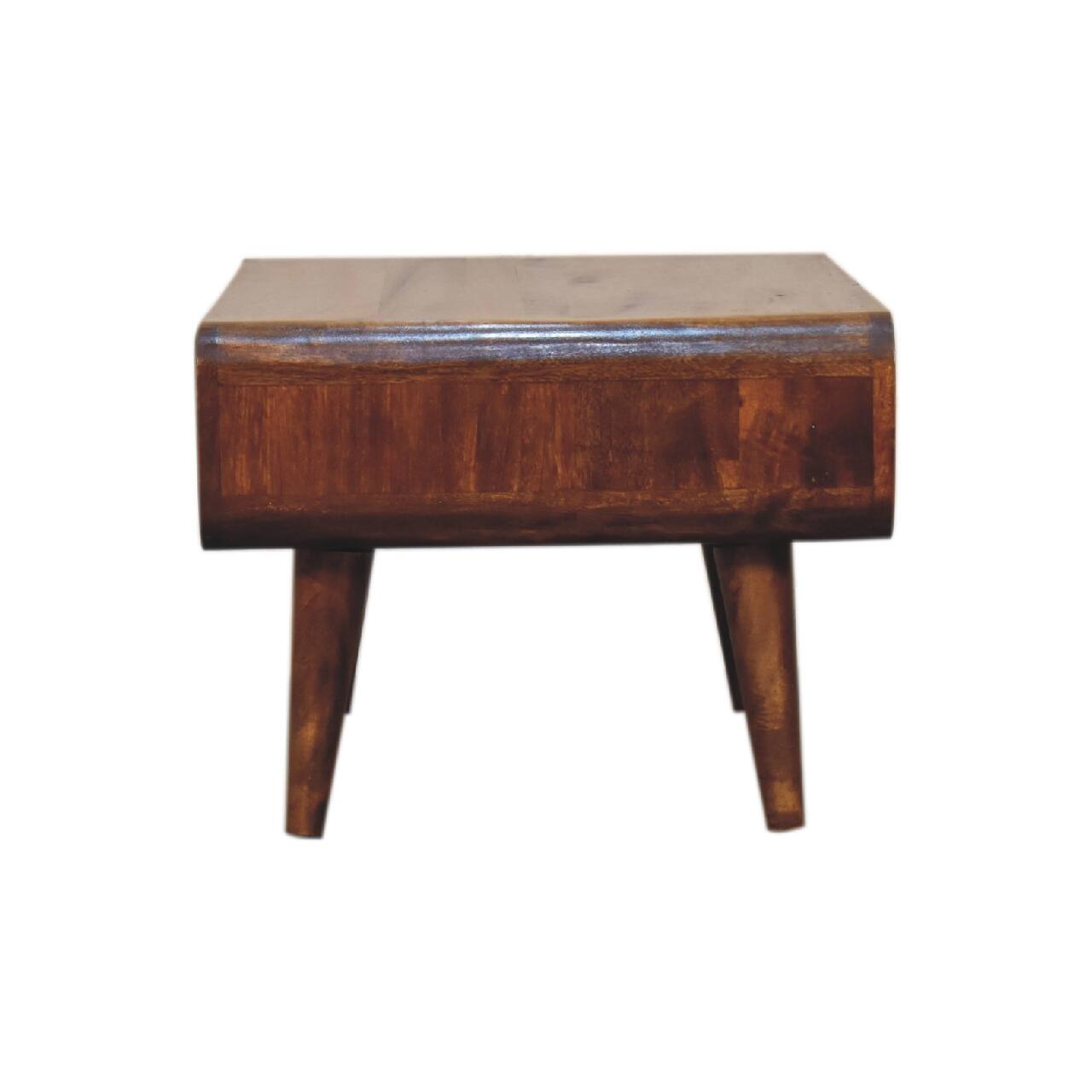 Alt View 5. Artisan Furniture - Artisan Furniture Solid Wood Open Chestnut Media Unit, Dark Brown - Browm.