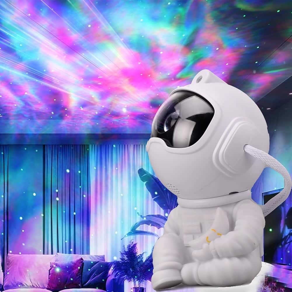 ACJPR - Astronaut Galaxy Projector Night Light with Timer and Remote, Star Nebula Ceiling Lamp for Kids Room Decor