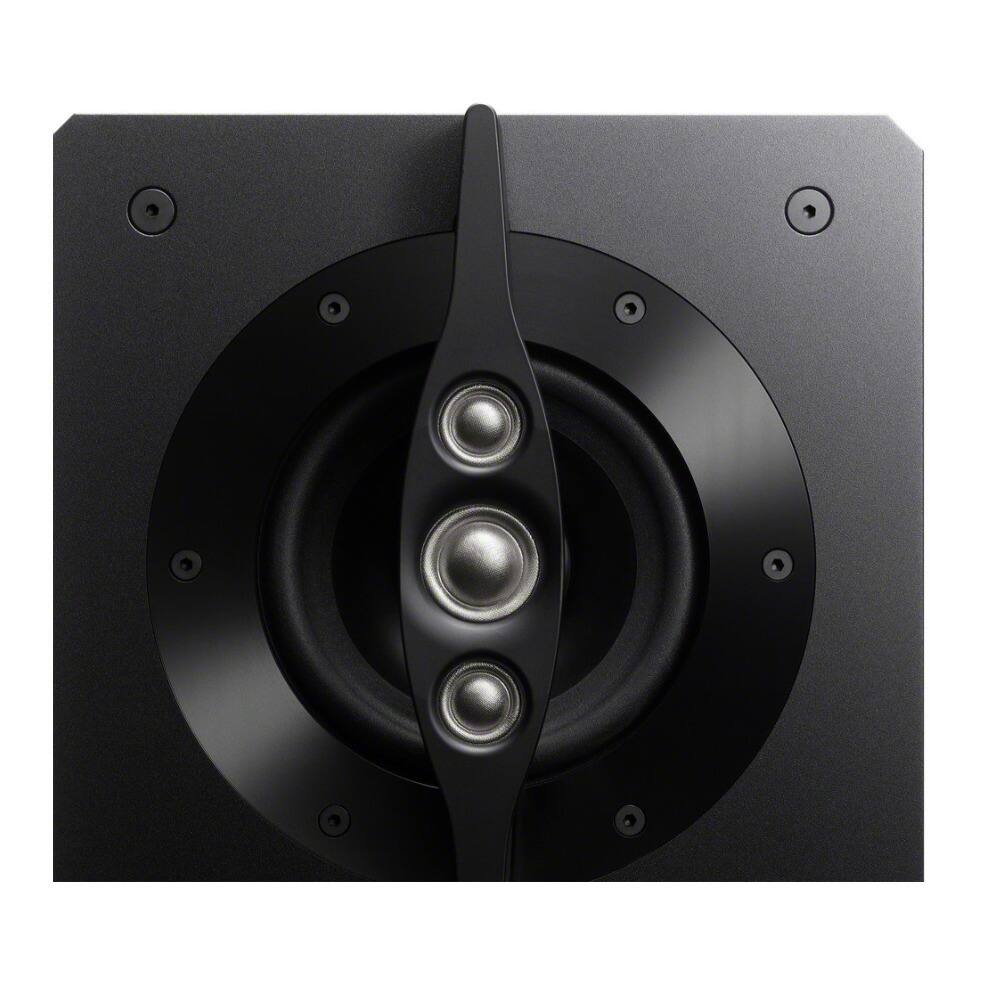 Angle. Sony - Sony SA-Z1 Signature Series Hi-Res Near Field Powered Speaker System (Black) - Black.