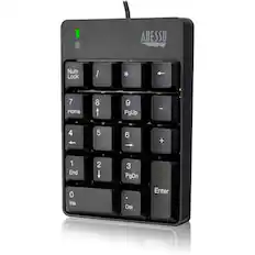 ADESSO
Num Lock / 7 Home 8 ↑ 9 PgUp - 4 5 6 + 1 End 2 ↓ 3 PgDn 0 Ins Del Enter