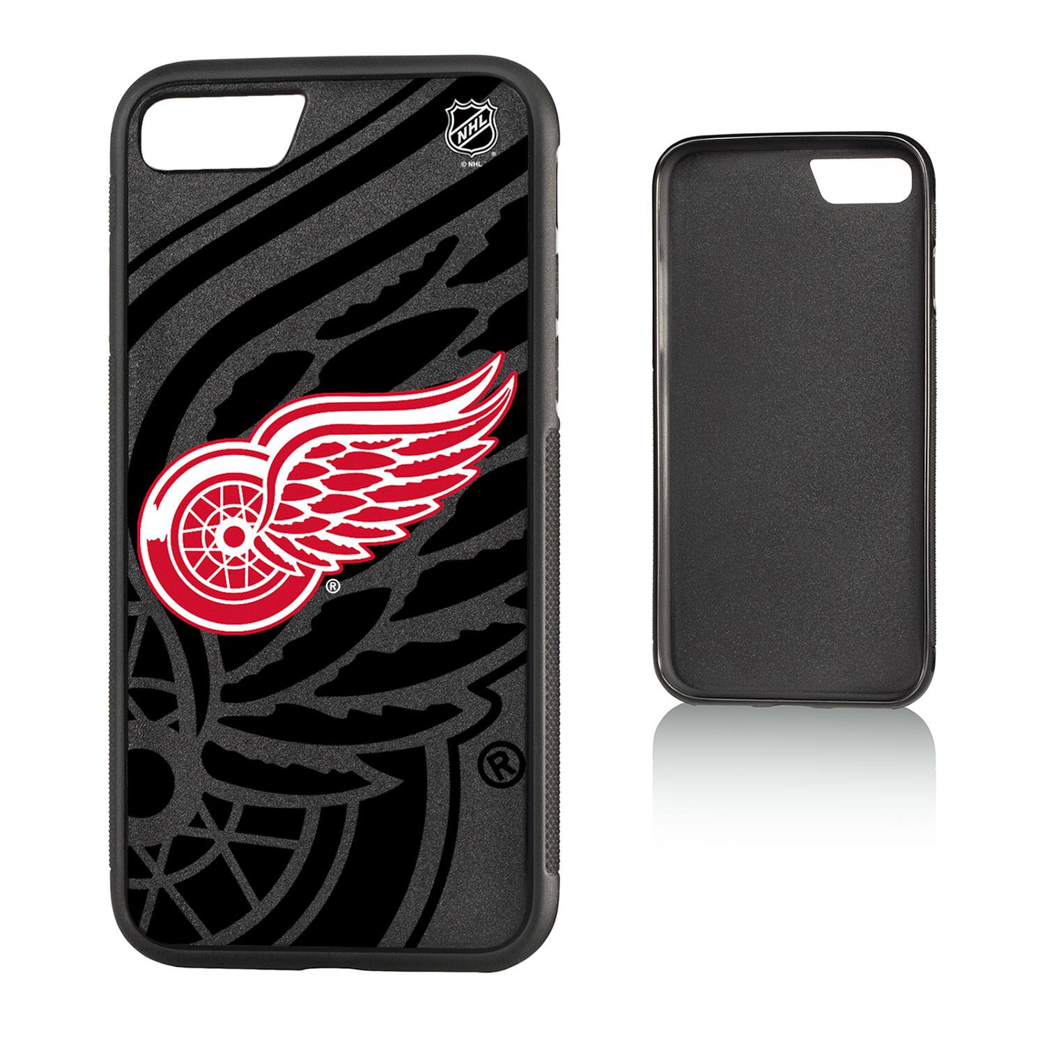 Alt View 1. Keyscaper - Detroit Red Wings iPhone Bump Ice Case - 16 Pro Max - Multicolor.