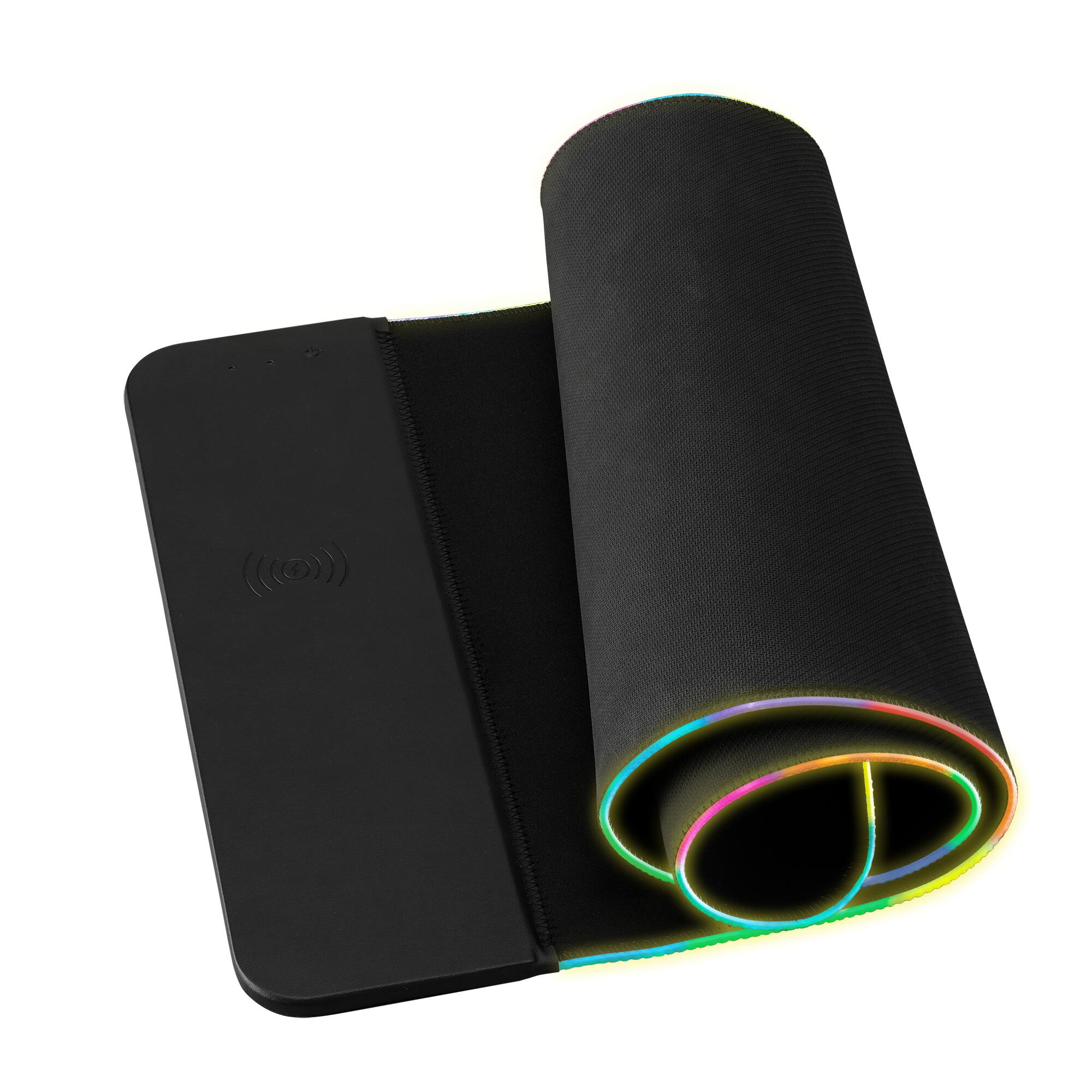 Alt View 2. iLive - iLive Extra Large Gaming Mouse Pad with Wireless Charger, IAMQ212B - Black.